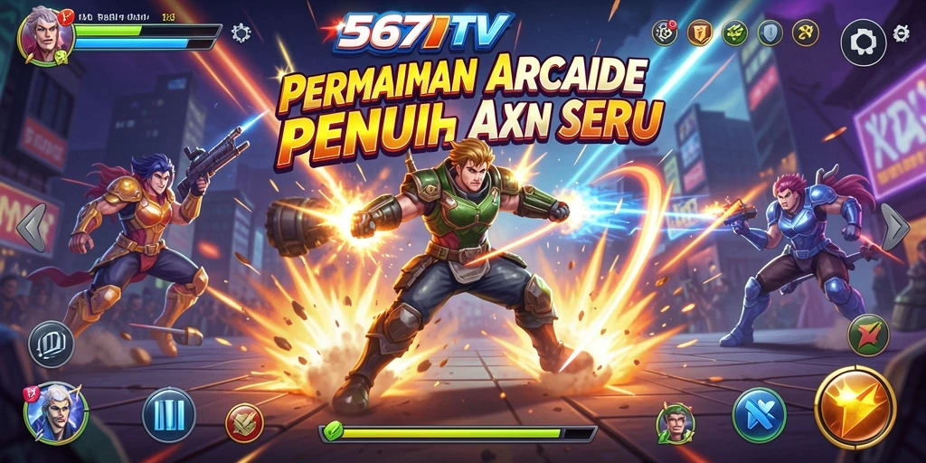 Screenshot 567TV menampilkan gameplay menegangkan yang penuh aksi.