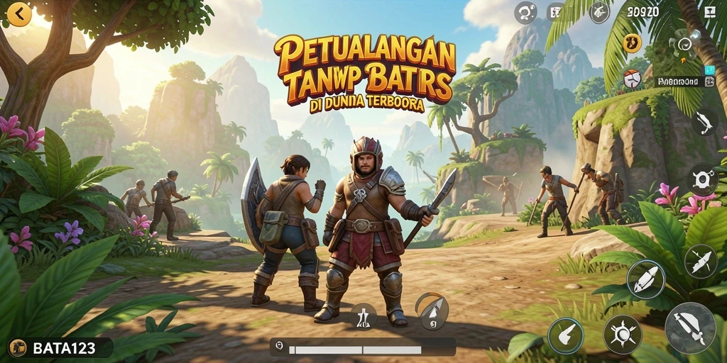 Tampilan gameplay BATA123 dalam dunia Open World yang luas.
