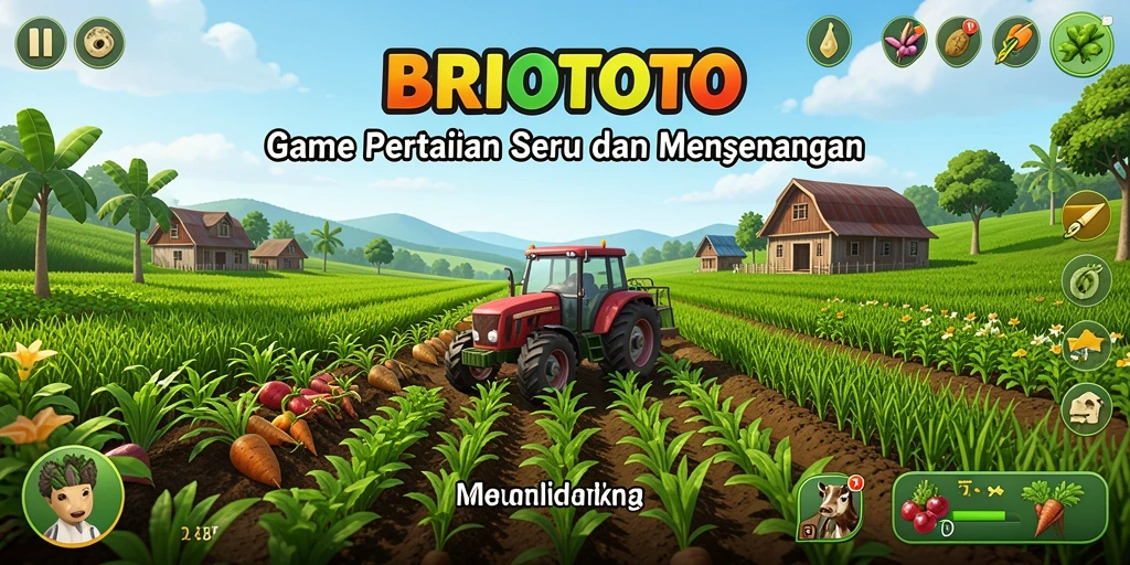 Tampilan gameplay BRIOTOTO yang menarik dan penuh warna.