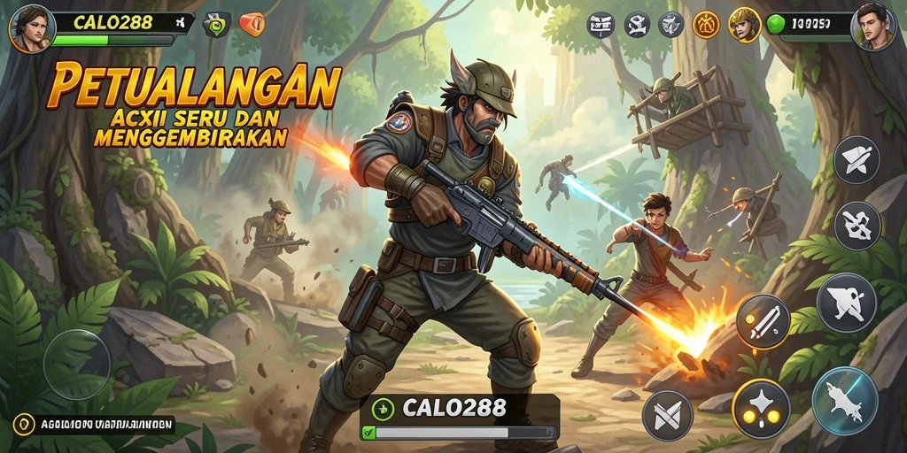 Tampilan gameplay seru dari CALO288 dengan aksi yang mendebarkan.