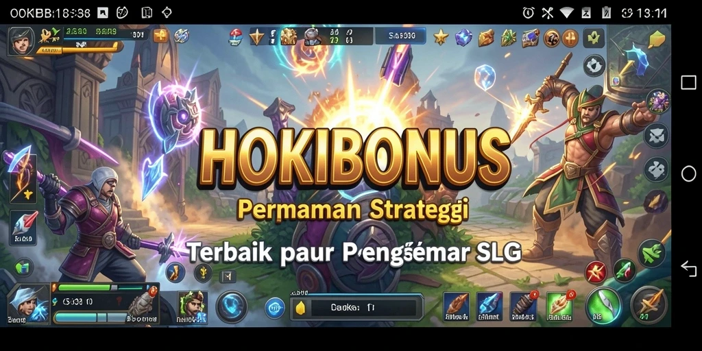 Tampilan gameplay HOKIBONUS yang menarik, menunjukkan aksi strategis yang mendebarkan.