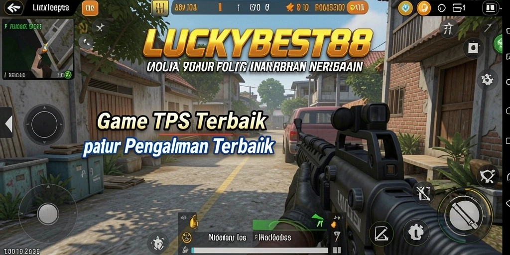 Tampilan gameplay LUCKYBEST88 dengan aksi seru dari karakter yang bertarung.