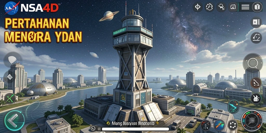 Tangkapan layar menunjukkan aksi menegangkan dalam gameplay Tower Defense.