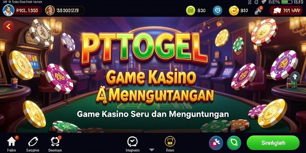 Gameplay Kasino yang menegangkan dan menantang.